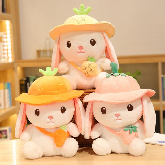 Kawaii White Adventure Bunny Plushies Family - Kawaiies - Adorable - Cute - Plushies - Plush - Kawaii
