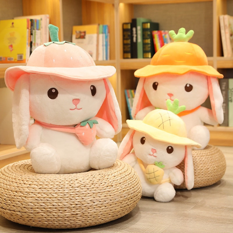 Kawaii White Adventure Bunny Plushies Family - Kawaiies - Adorable - Cute - Plushies - Plush - Kawaii