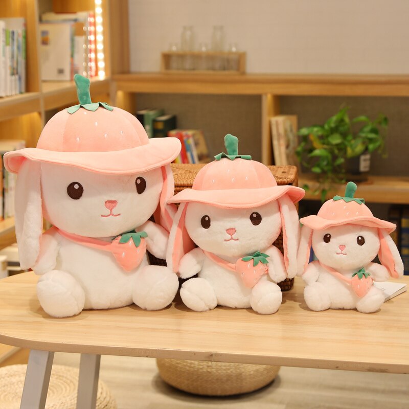 Kawaii White Adventure Bunny Plushies Family - Kawaiies - Adorable - Cute - Plushies - Plush - Kawaii