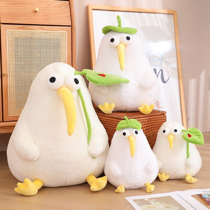 kawaiies-softtoys-plushies-kawaii-plush-Kawaii White Kiwi Bird Plushie | NEW Soft toy 