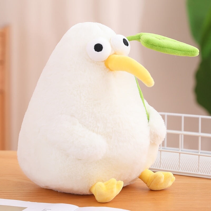 kawaiies-softtoys-plushies-kawaii-plush-Kawaii White Kiwi Bird Plushie | NEW Soft toy 