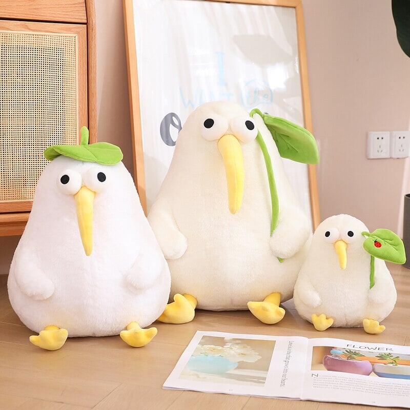 kawaiies-softtoys-plushies-kawaii-plush-Kawaii White Kiwi Bird Plushie | NEW Soft toy 