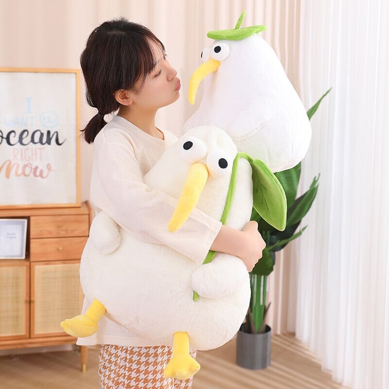 kawaiies-softtoys-plushies-kawaii-plush-Kawaii White Kiwi Bird Plushie | NEW Soft toy 