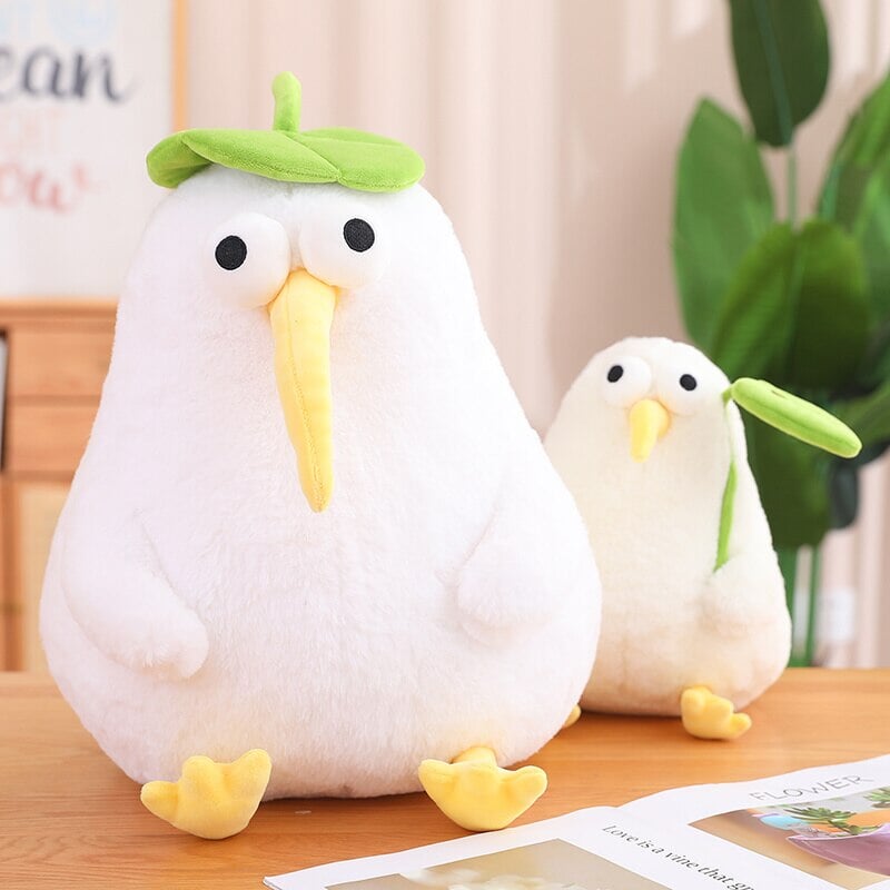 kawaiies-softtoys-plushies-kawaii-plush-Kawaii White Kiwi Bird Plushie | NEW Soft toy 