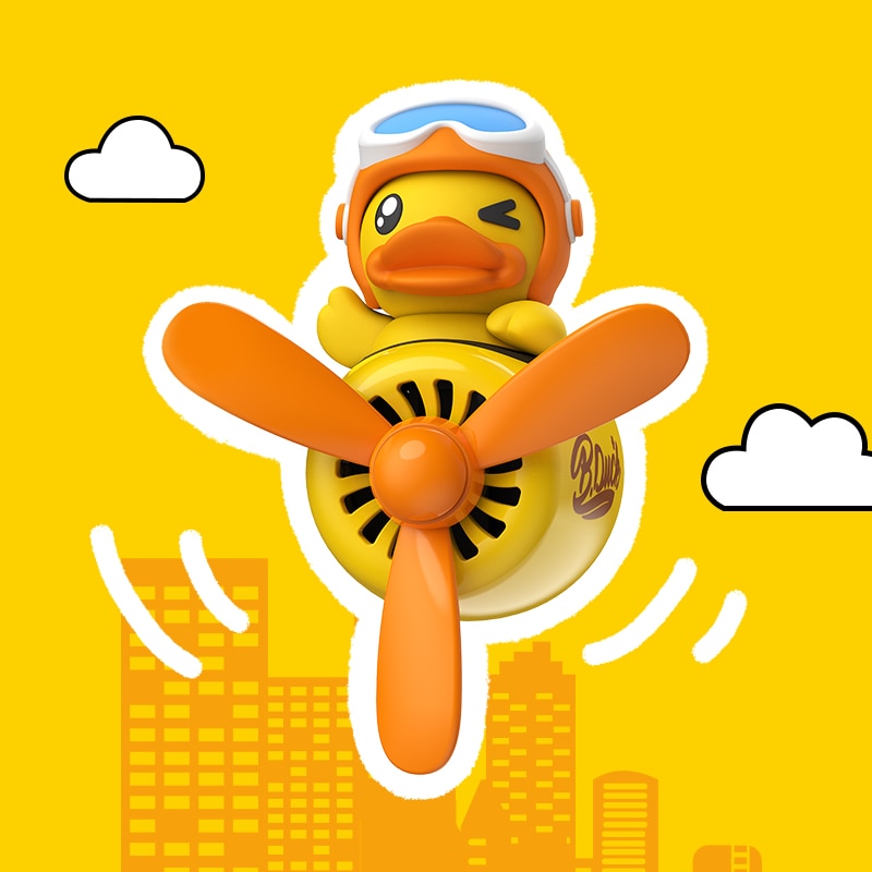 Kawaii Winking B-Duck Pilot Car Air Refresher Perfume Accessories - Kawaiies - Adorable - Cute - Plushies - Plush - Kawaii