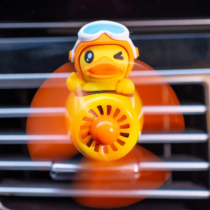 Kawaii Winking B-Duck Pilot Car Air Refresher Perfume Accessories
