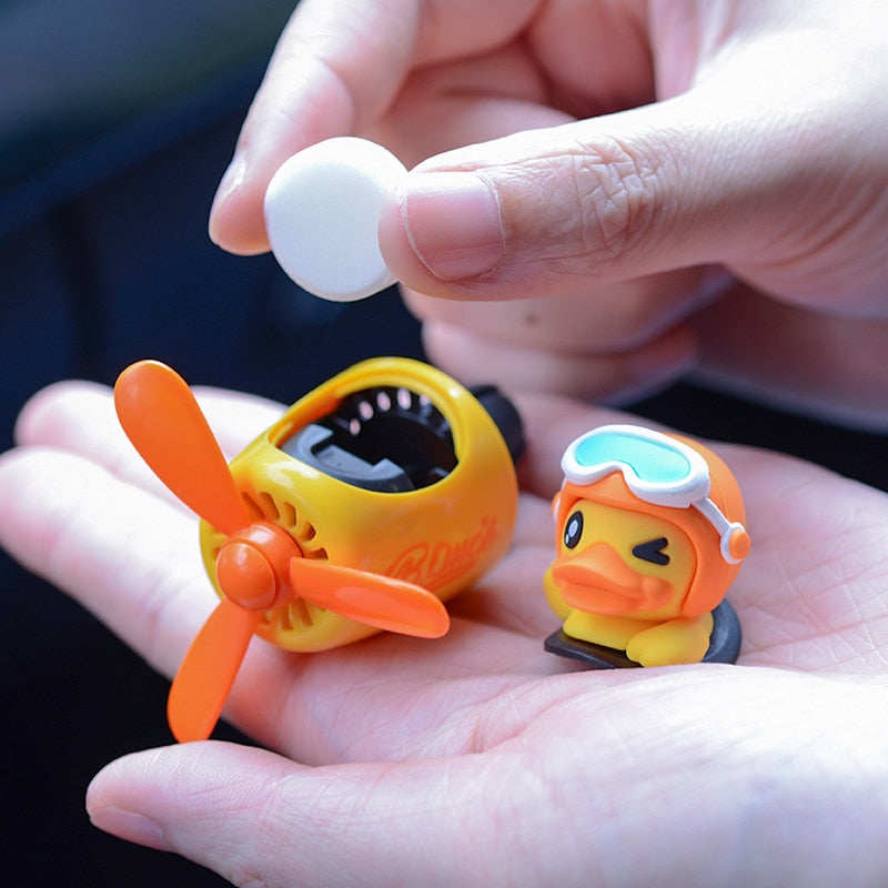 Kawaii Winking B-Duck Pilot Car Air Refresher Perfume Accessories - Kawaiies - Adorable - Cute - Plushies - Plush - Kawaii