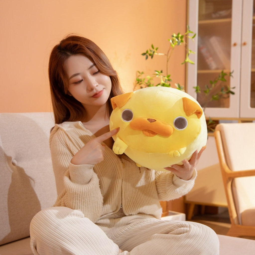 Kawaii Yellow Pug Plushies - Kawaiies - Adorable - Cute - Plushies - Plush - Kawaii