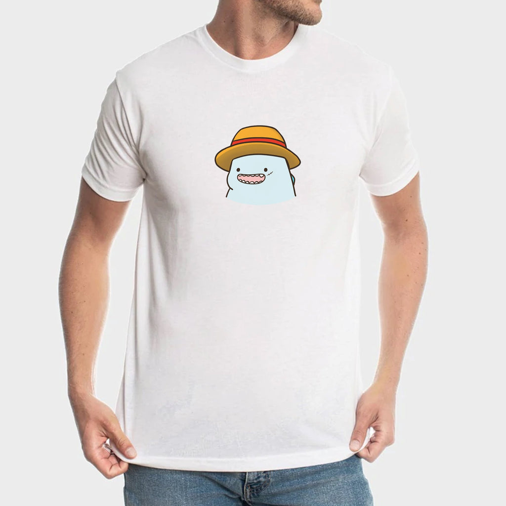 Kawaiies Tato Dino x One Piece Luffy Unisex Tee - Kawaiies - Adorable - Cute - Plushies - Plush - Kawaii