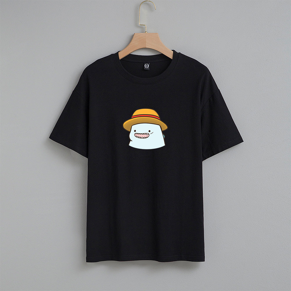 Kawaiies Tato Dino x One Piece Luffy Unisex Tee - Kawaiies - Adorable - Cute - Plushies - Plush - Kawaii