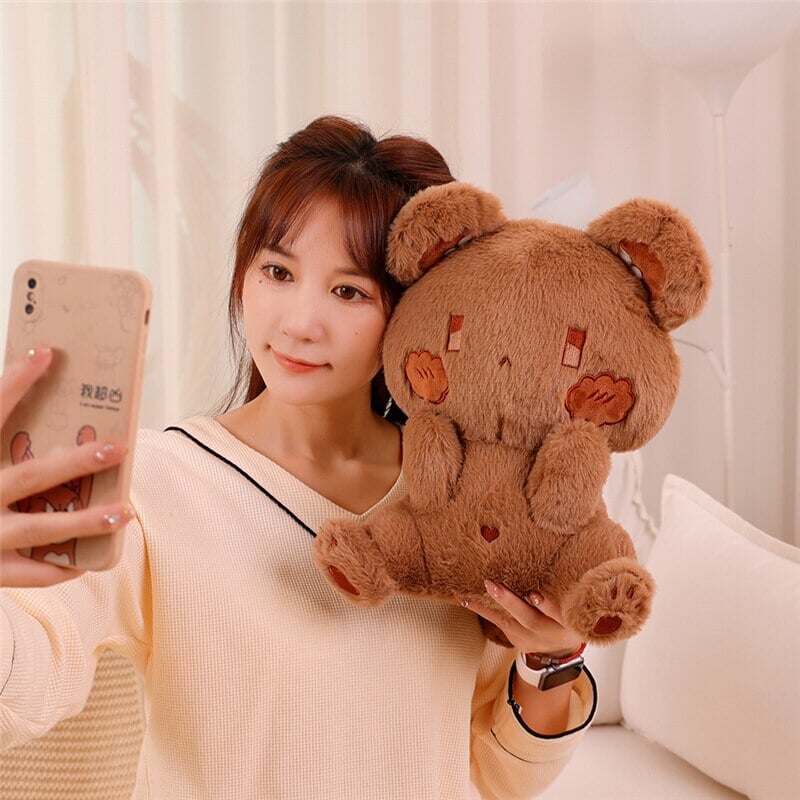Kimua the Kawaii Fluffy Squirrel Plushie - Kawaiies - Adorable - Cute - Plushies - Plush - Kawaii