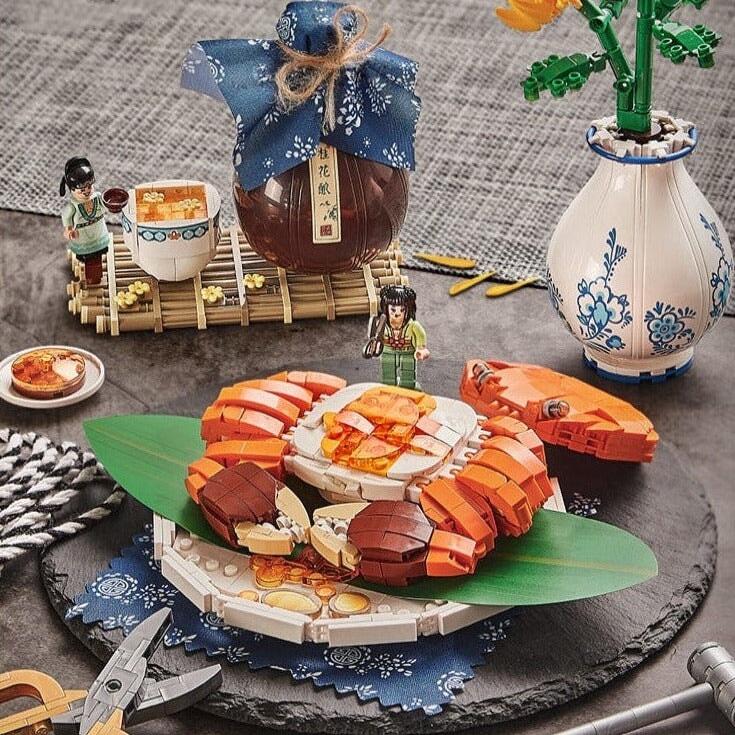 kawaiies-softtoys-plushies-kawaii-plush-King Lobster and Crab Micro Building Blocks | NEW Build it Crab 