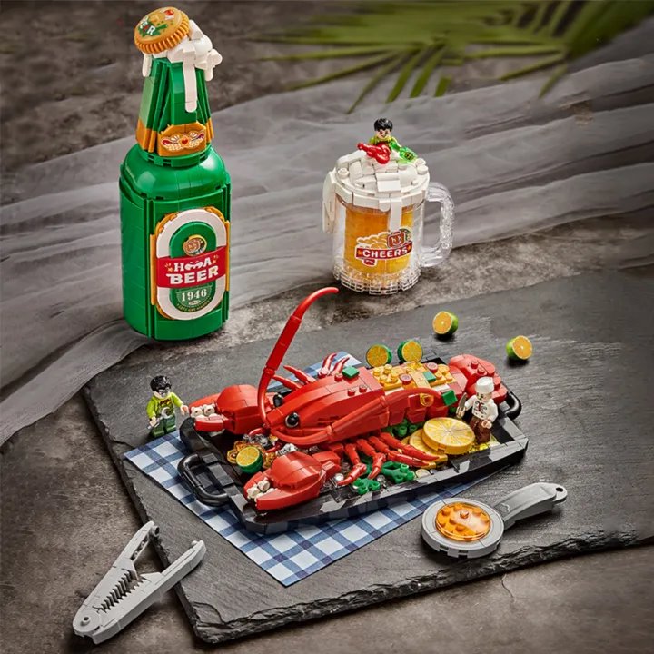 kawaiies-softtoys-plushies-kawaii-plush-King Lobster and Crab Micro Building Blocks | NEW Build it Lobster 