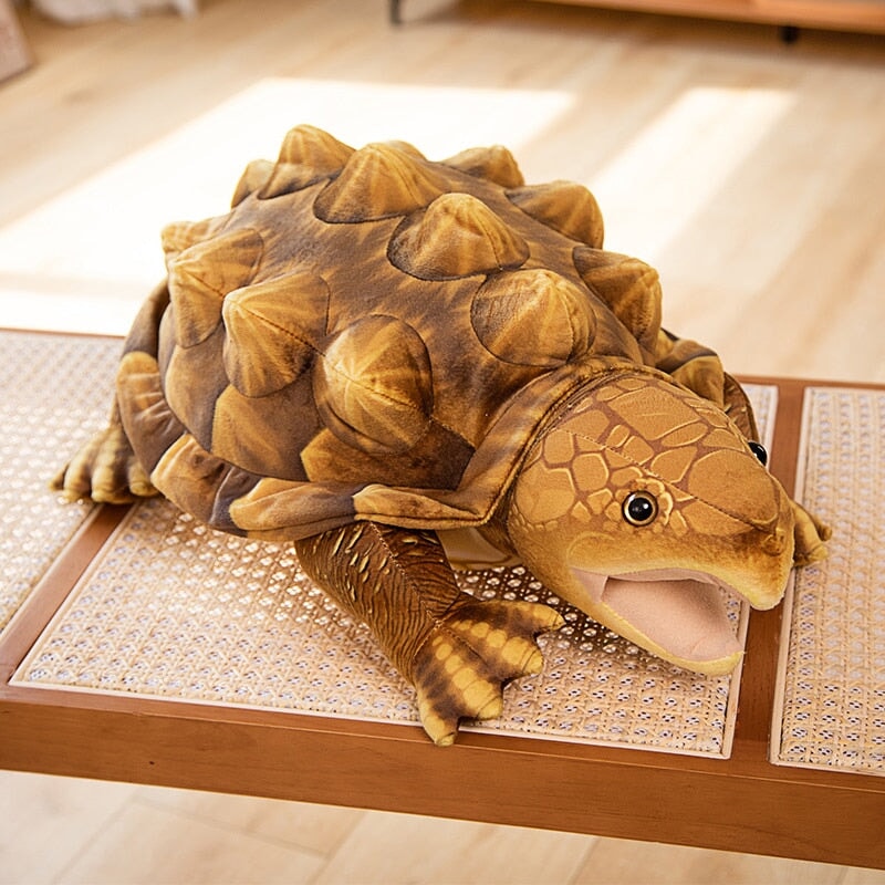 kawaiies-softtoys-plushies-kawaii-plush-Large Lifelike Snapping Turtle Plushie | NEW Soft toy Light 