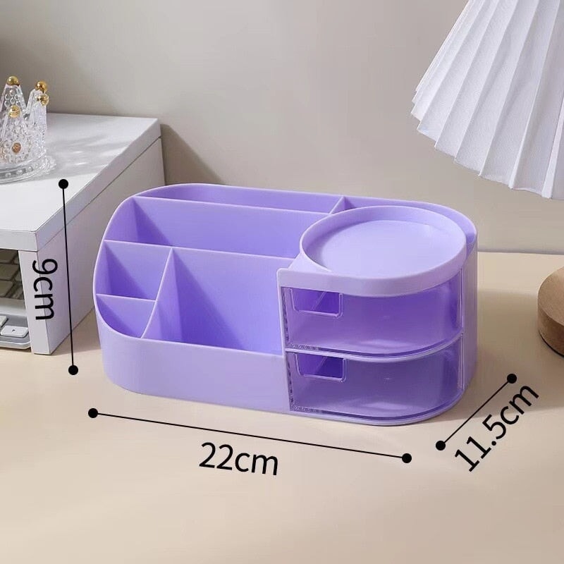 Large Multi-level Plastic Stationery Storage - Kawaiies - Adorable - Cute - Plushies - Plush - Kawaii