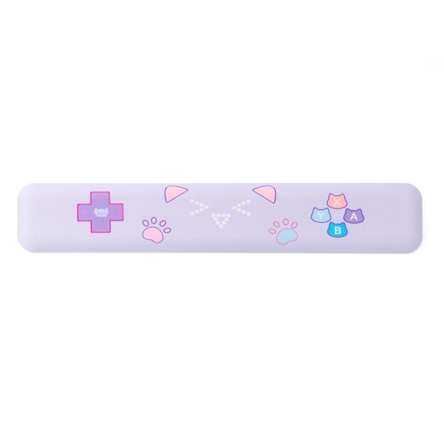 Large Pink Kawaii Gaming Cat Print Mouse Pad - Kawaiies - Adorable - Cute - Plushies - Plush - Kawaii