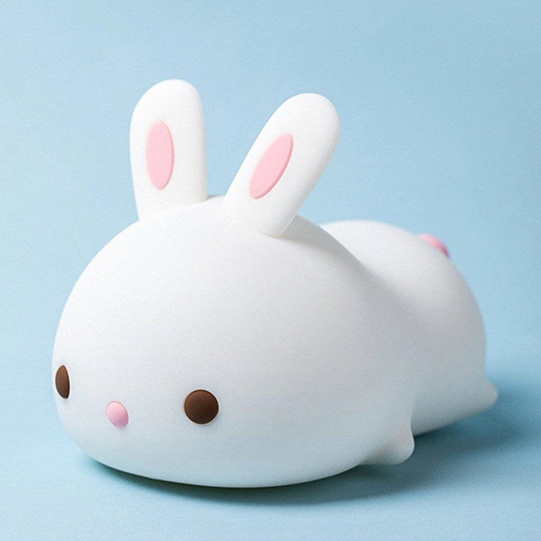Laying Cat & Bunny LED Night Light - Kawaiies - Adorable - Cute - Plushies - Plush - Kawaii