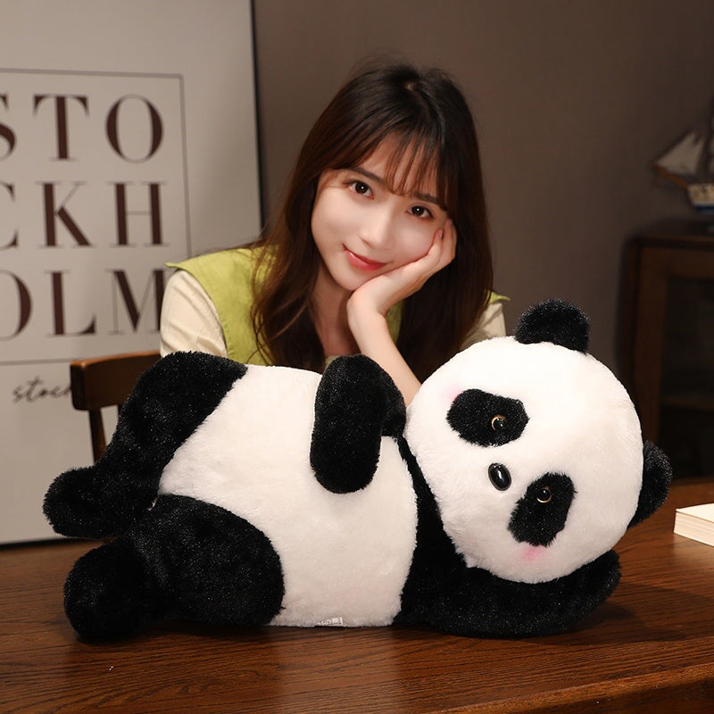 Laying Panda Plush - Kawaiies - Adorable - Cute - Plushies - Plush - Kawaii