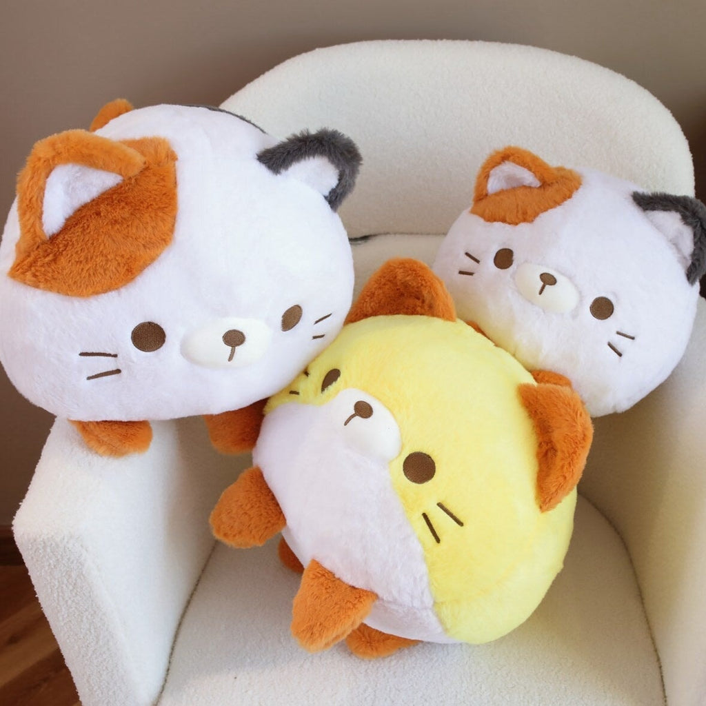 Leo, Binx and Lola the Fluffy Cat Plushies - Kawaiies - Adorable - Cute - Plushies - Plush - Kawaii