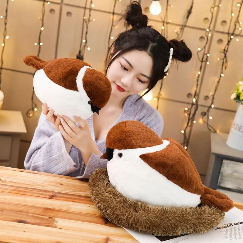 Lifelike Sparrow Family Plush - Kawaiies - Adorable - Cute - Plushies - Plush - Kawaii