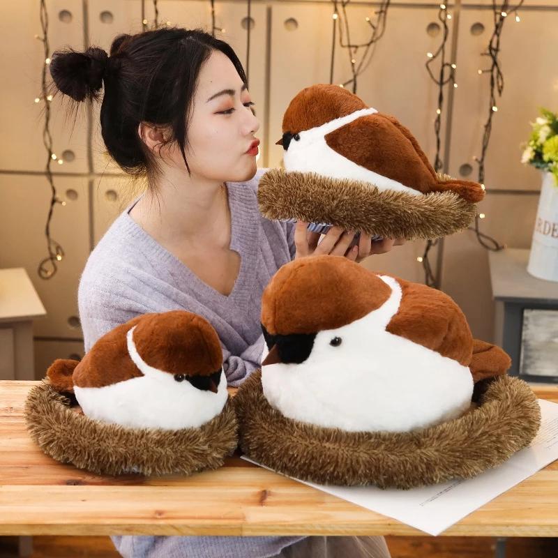 Lifelike Sparrow Family Plush - Kawaiies - Adorable - Cute - Plushies - Plush - Kawaii