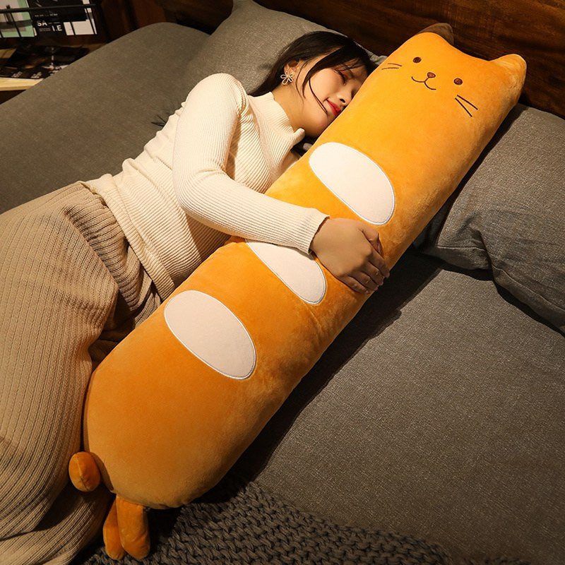 Long Baguette Cute Cat Bread Plushie - Kawaiies - Adorable - Cute - Plushies - Plush - Kawaii