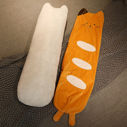 Long Baguette Cute Cat Bread Plushie - Kawaiies - Adorable - Cute - Plushies - Plush - Kawaii