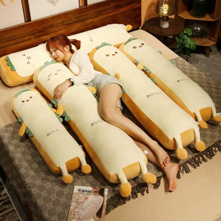 Long Burrito Wrap Bread Plushie - Kawaiies - Adorable - Cute - Plushies - Plush - Kawaii