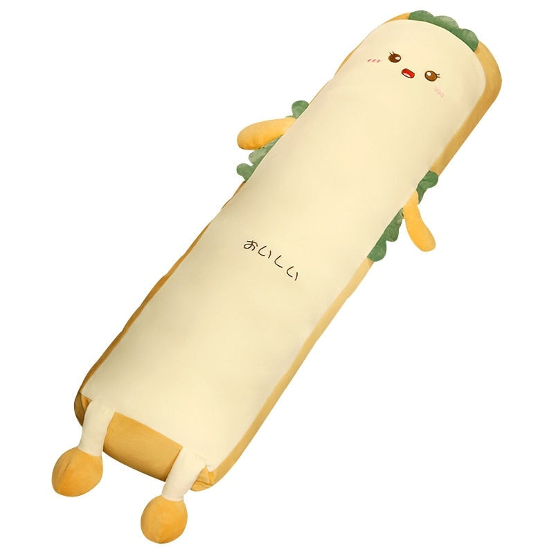 Long Burrito Wrap Bread Plushie - Kawaiies - Adorable - Cute - Plushies - Plush - Kawaii