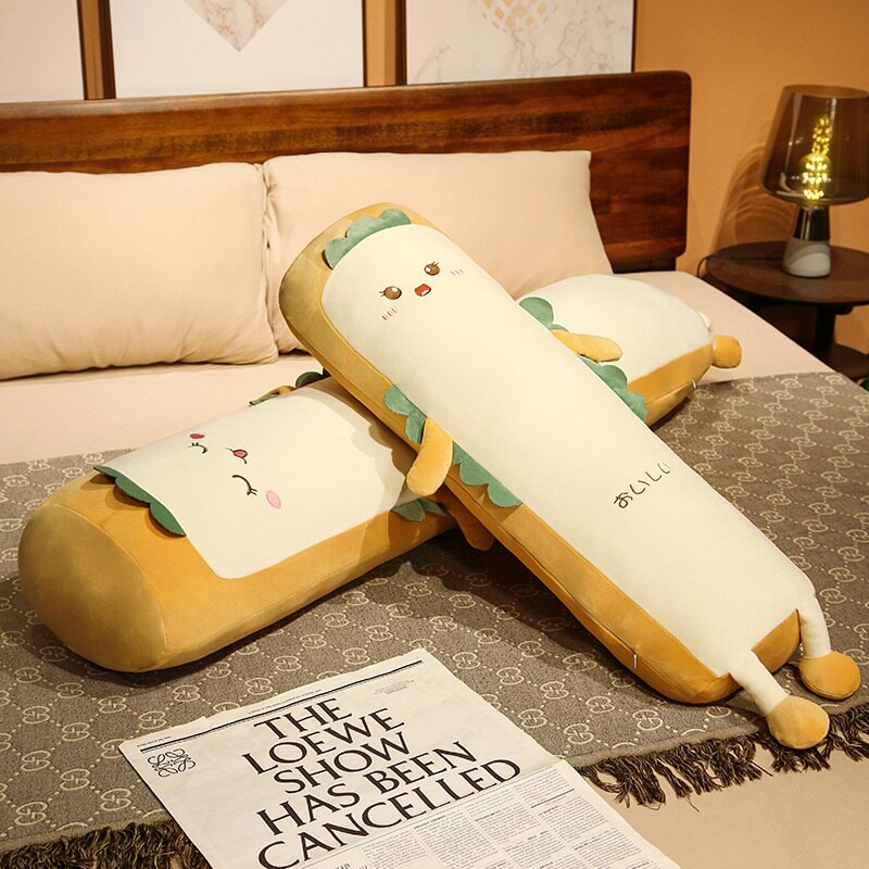 Long Burrito Wrap Bread Plushie - Kawaiies - Adorable - Cute - Plushies - Plush - Kawaii