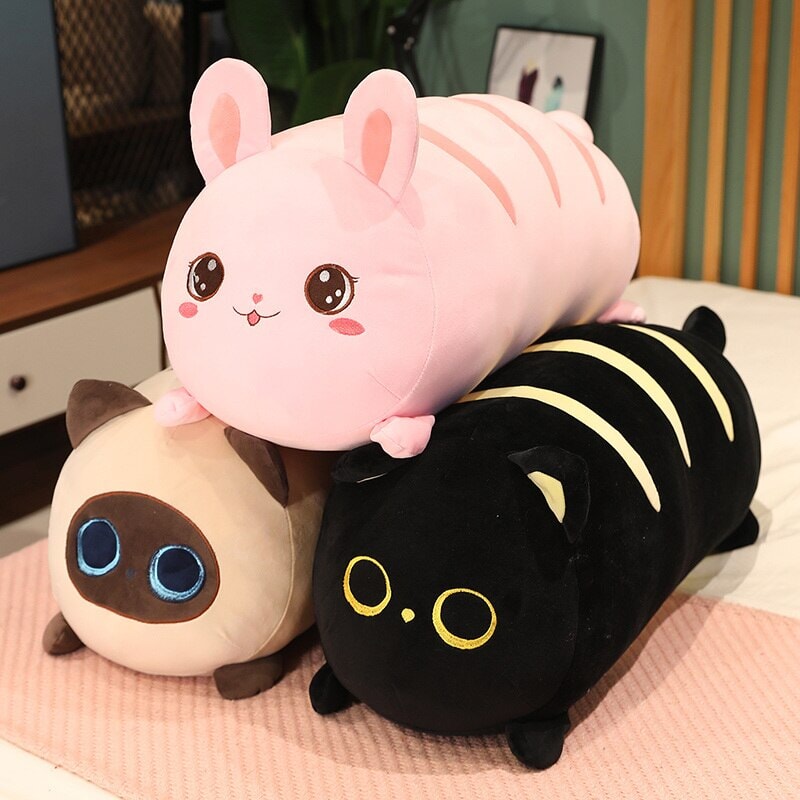 Long Cat Bunny Bread Snuggly Buddies - Kawaiies - Adorable - Cute - Plushies - Plush - Kawaii