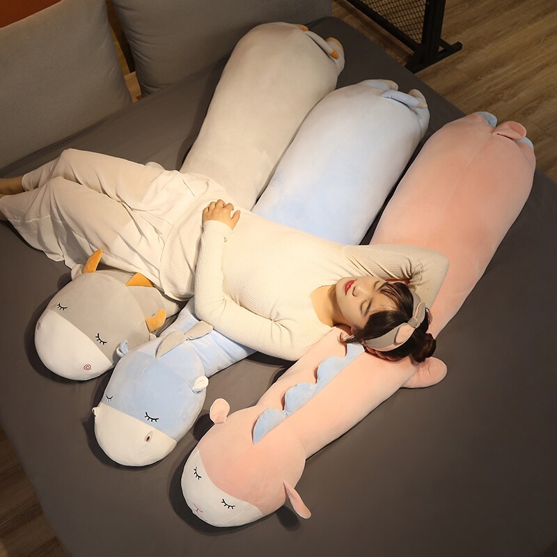 Long Cuddly Hippo Cow Sheep Plushies - Kawaiies - Adorable - Cute - Plushies - Plush - Kawaii