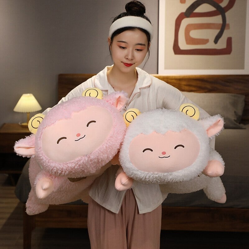 Long Fluffy 'Happy' Alpaca Llama Plush | NEW - Kawaiies - Adorable - Cute - Plushies - Plush - Kawaii