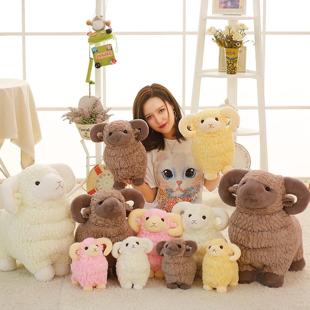 Long Horn Ram Plushie | Limited Stock - Kawaiies - Adorable - Cute - Plushies - Plush - Kawaii