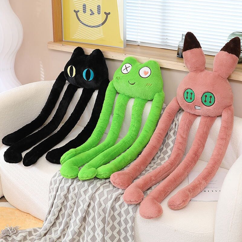 Long Leg Alien Cat Frog Rabbit Squad Plushies - Kawaiies - Adorable - Cute - Plushies - Plush - Kawaii