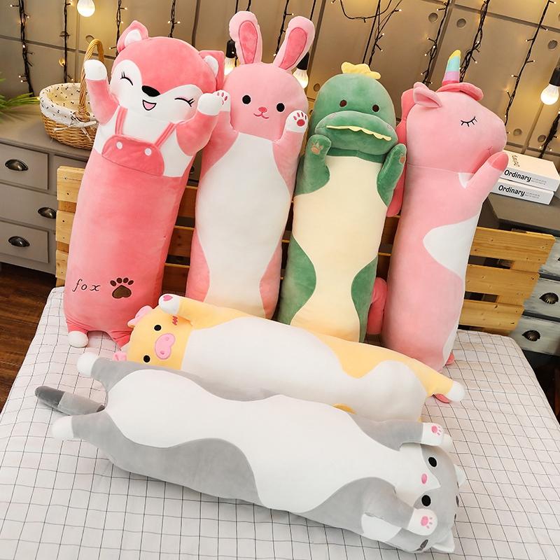 A colourful collection of long Kawaiies plushies
