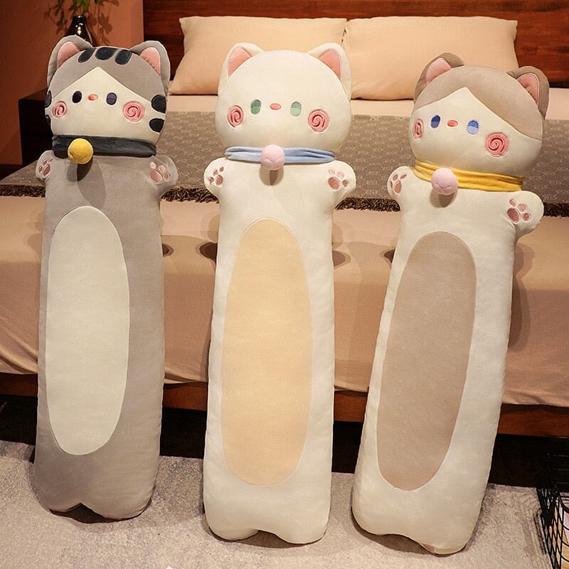 Long Snuggly Cat Plushies Collection | NEW - Kawaiies - Adorable - Cute - Plushies - Plush - Kawaii