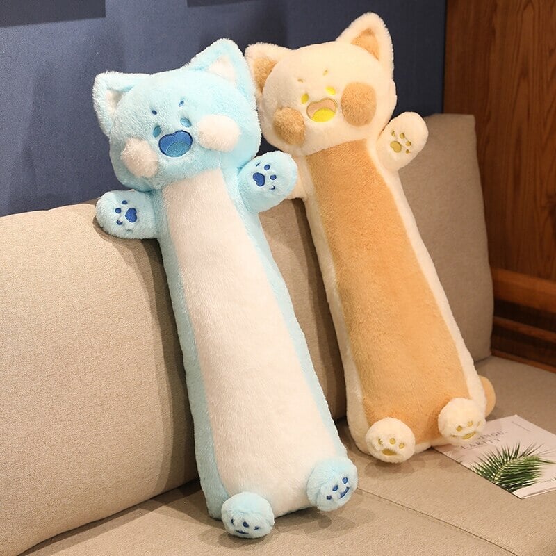 Long Snuggly Fluffy Fox Plushies - Kawaiies - Adorable - Cute - Plushies - Plush - Kawaii