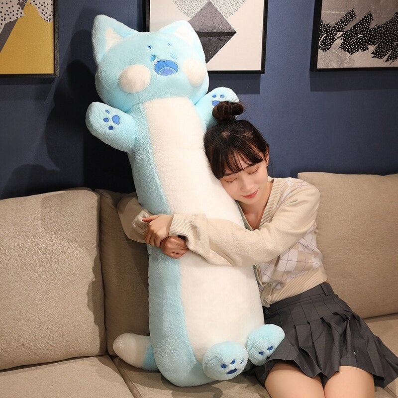 Long Snuggly Fluffy Fox Plushies - Kawaiies - Adorable - Cute - Plushies - Plush - Kawaii