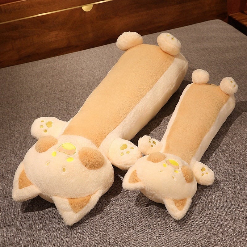 Long Snuggly Fluffy Fox Plushies - Kawaiies - Adorable - Cute - Plushies - Plush - Kawaii