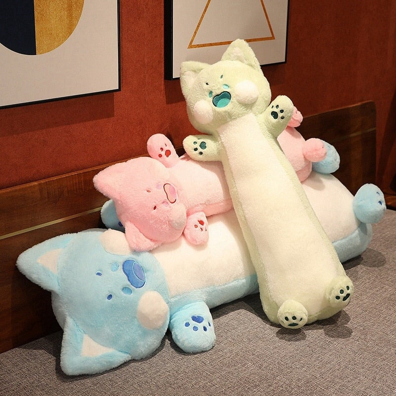 Long Snuggly Fluffy Fox Plushies - Kawaiies - Adorable - Cute - Plushies - Plush - Kawaii