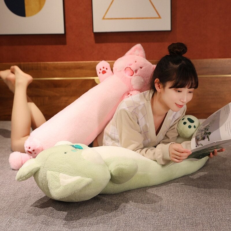 Long Snuggly Fluffy Fox Plushies - Kawaiies - Adorable - Cute - Plushies - Plush - Kawaii