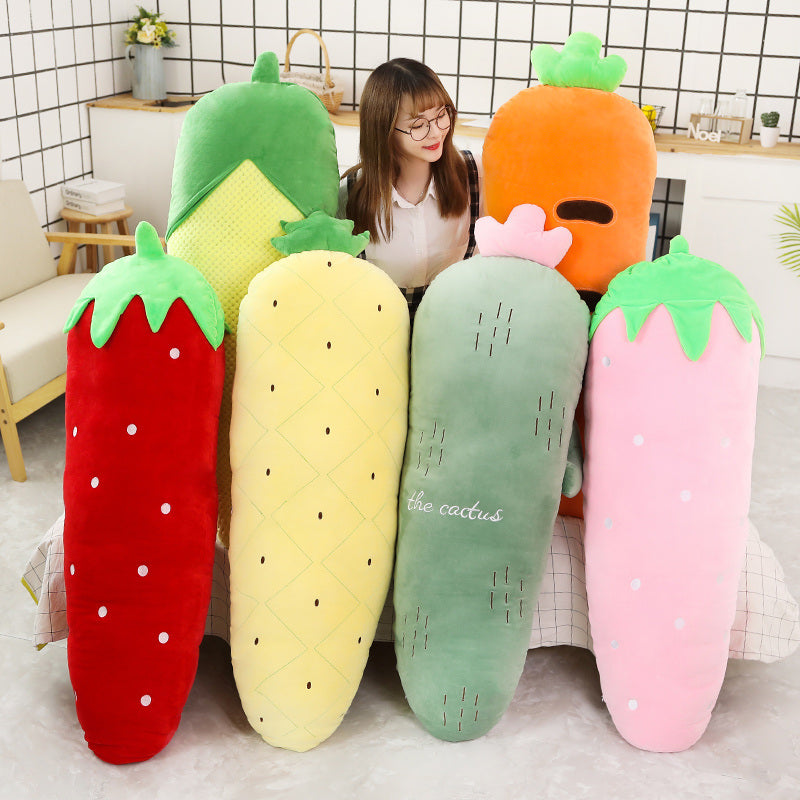 Long Snuggly Vegetables Fruits Plushie Collection - Kawaiies - Adorable - Cute - Plushies - Plush - Kawaii