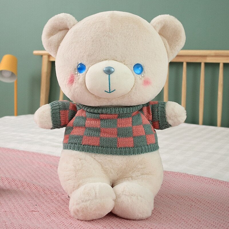 Lovely Giant Sweater Teddy Bear Plush - Kawaiies - Adorable - Cute - Plushies - Plush - Kawaii
