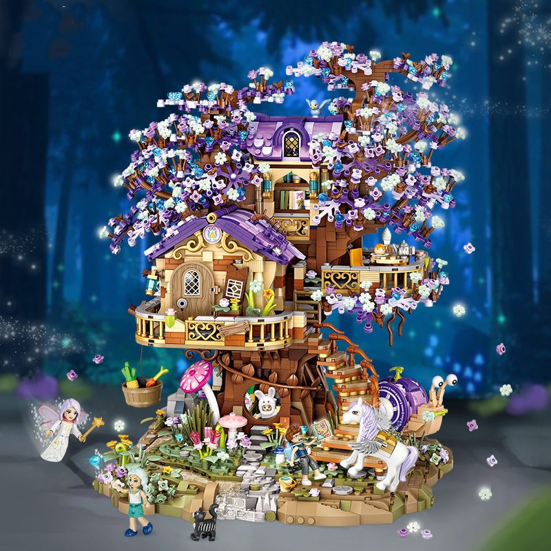 Fantasy Magical Tree House Nano Building Set - Kawaiies - Adorable - Cute - Plushies - Plush - Kawaii