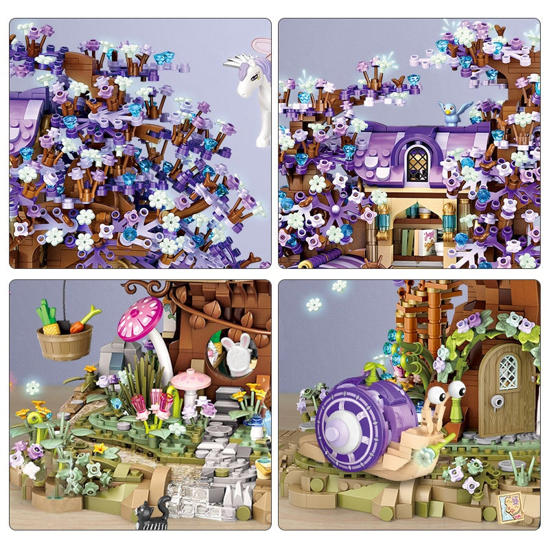 Fantasy Magical Tree House Nano Building Set - Kawaiies - Adorable - Cute - Plushies - Plush - Kawaii