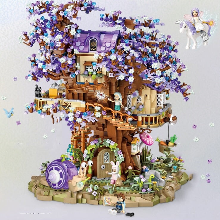 Fantasy Magical Tree House Nano Building Set - Kawaiies - Adorable - Cute - Plushies - Plush - Kawaii