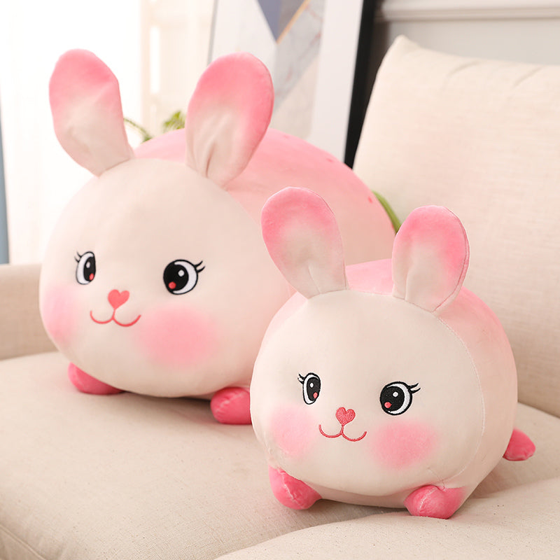 Lucky Strawberry Bunny Plushies - Kawaiies - Adorable - Cute - Plushies - Plush - Kawaii