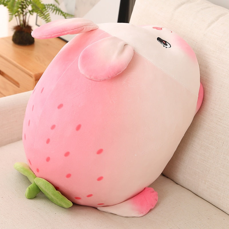 Lucky Strawberry Bunny Plushies - Kawaiies - Adorable - Cute - Plushies - Plush - Kawaii