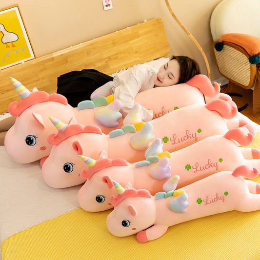 Lucky the Long Pink Unicorn Plushie - Kawaiies - Adorable - Cute - Plushies - Plush - Kawaii